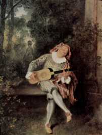 Der Mezzetin - Antoine Watteau